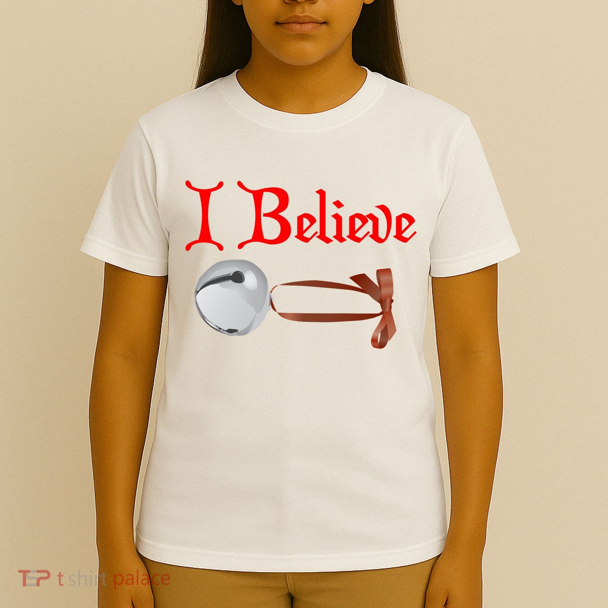 I Believe Christmas Bell T-Shirt