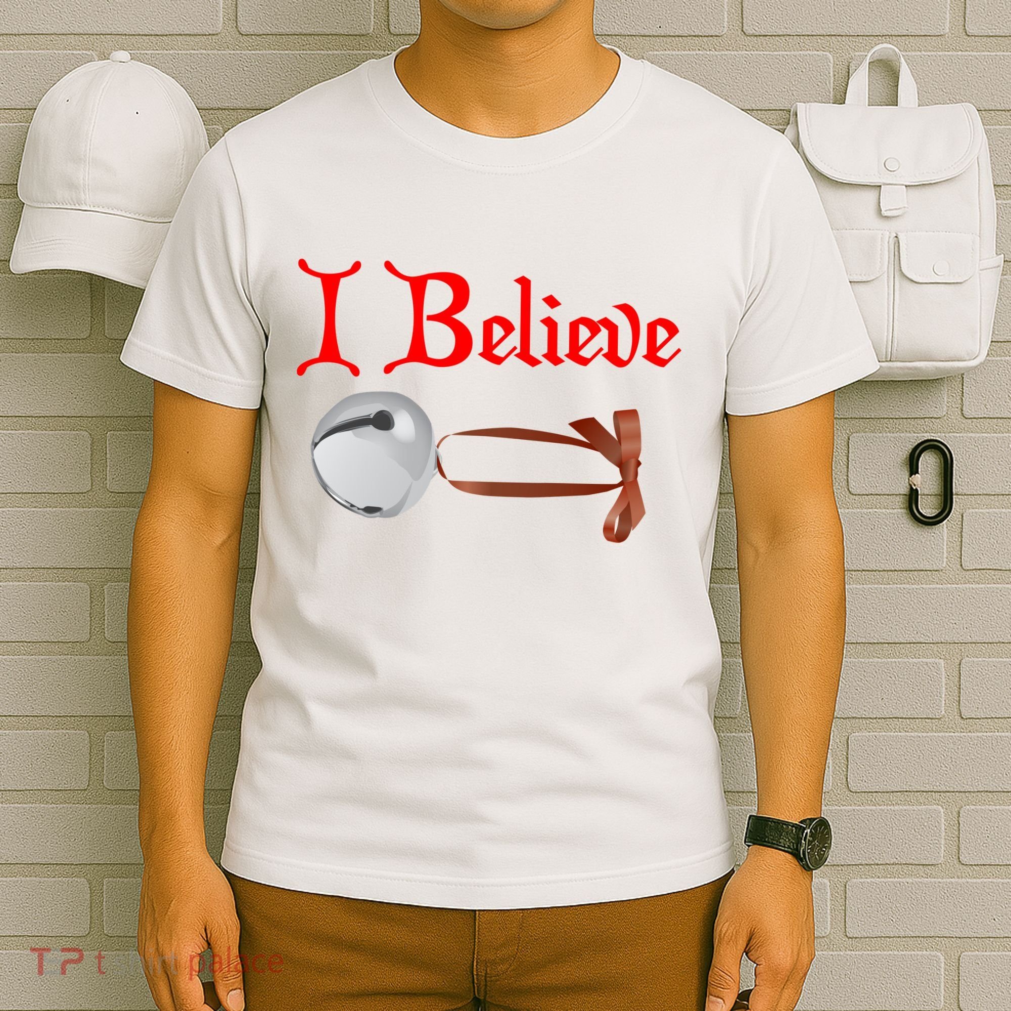 I Believe Christmas Bell T-Shirt