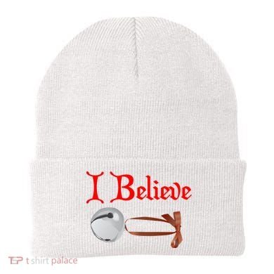 I Believe Christmas Bell Beanie