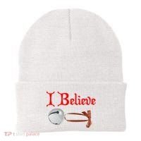 I Believe Christmas Bell Beanie thumb 0