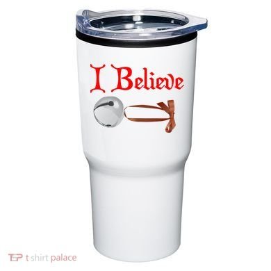 I Believe Christmas Bell Tumbler
