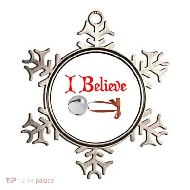 I Believe Christmas Bell Ornament