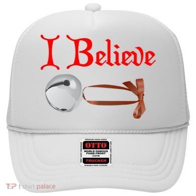 I Believe Christmas Bell Hat