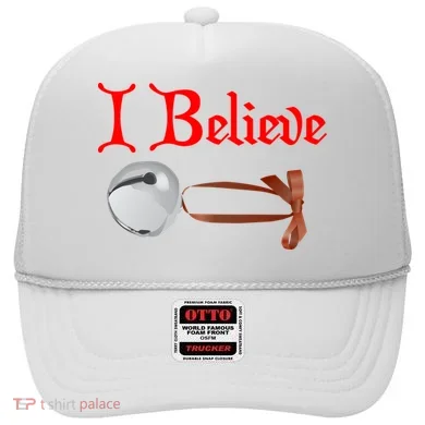 I Believe Christmas Bell Hat