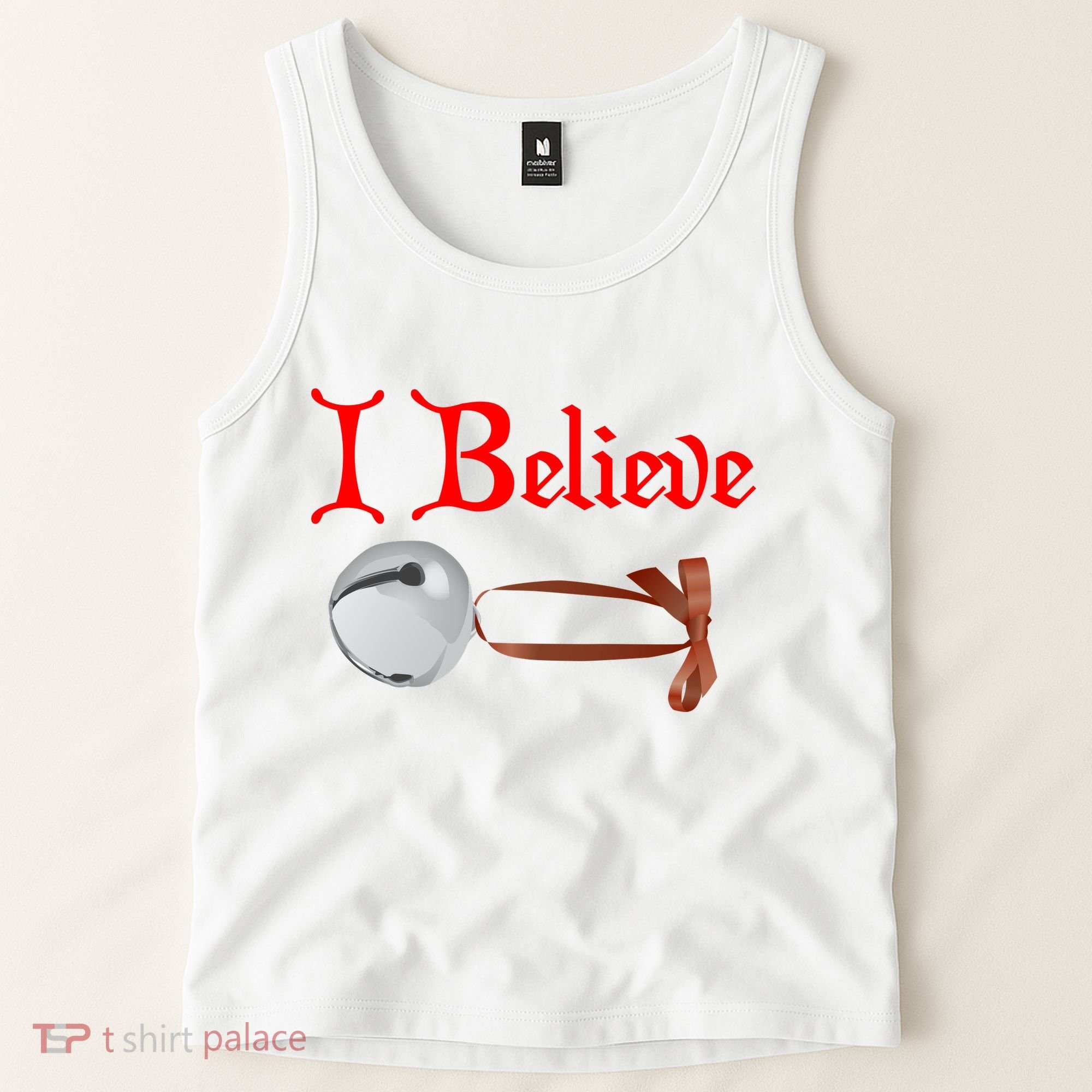 I Believe Christmas Bell Tank Top