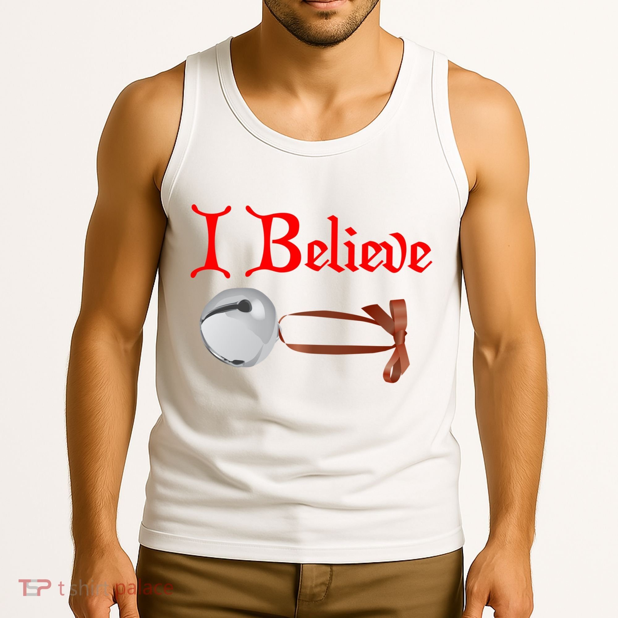 I Believe Christmas Bell Tank Top