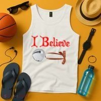 I Believe Christmas Bell Tank Top thumb 4