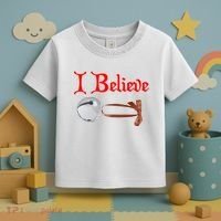 I Believe Christmas Bell Toddler T-Shirt thumb 3