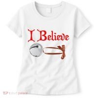 I Believe Christmas Bell Women's T-Shirt thumb 0