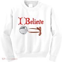 I Believe Christmas Bell Kids Sweatshirt thumb 0