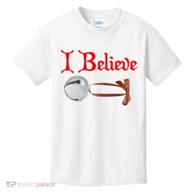 I Believe Christmas Bell Kids T-Shirt