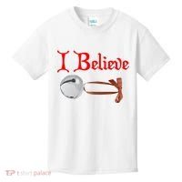 I Believe Christmas Bell Kids T-Shirt thumb 0