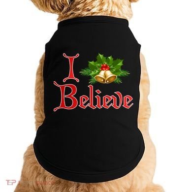 I Believe Christmas Bells Doggie Tank