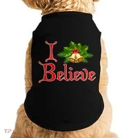 I Believe Christmas Bells Doggie Tank thumb 0