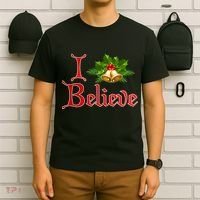 I Believe Christmas Bells T-Shirt thumb 6