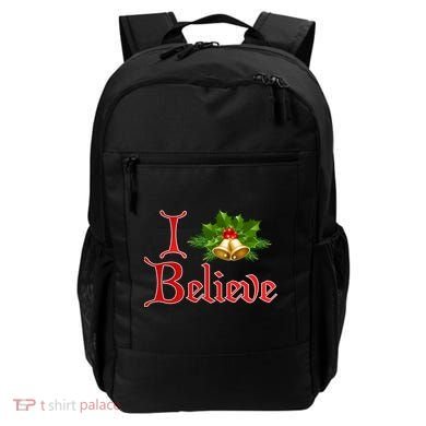 I Believe Christmas Bells Backpack