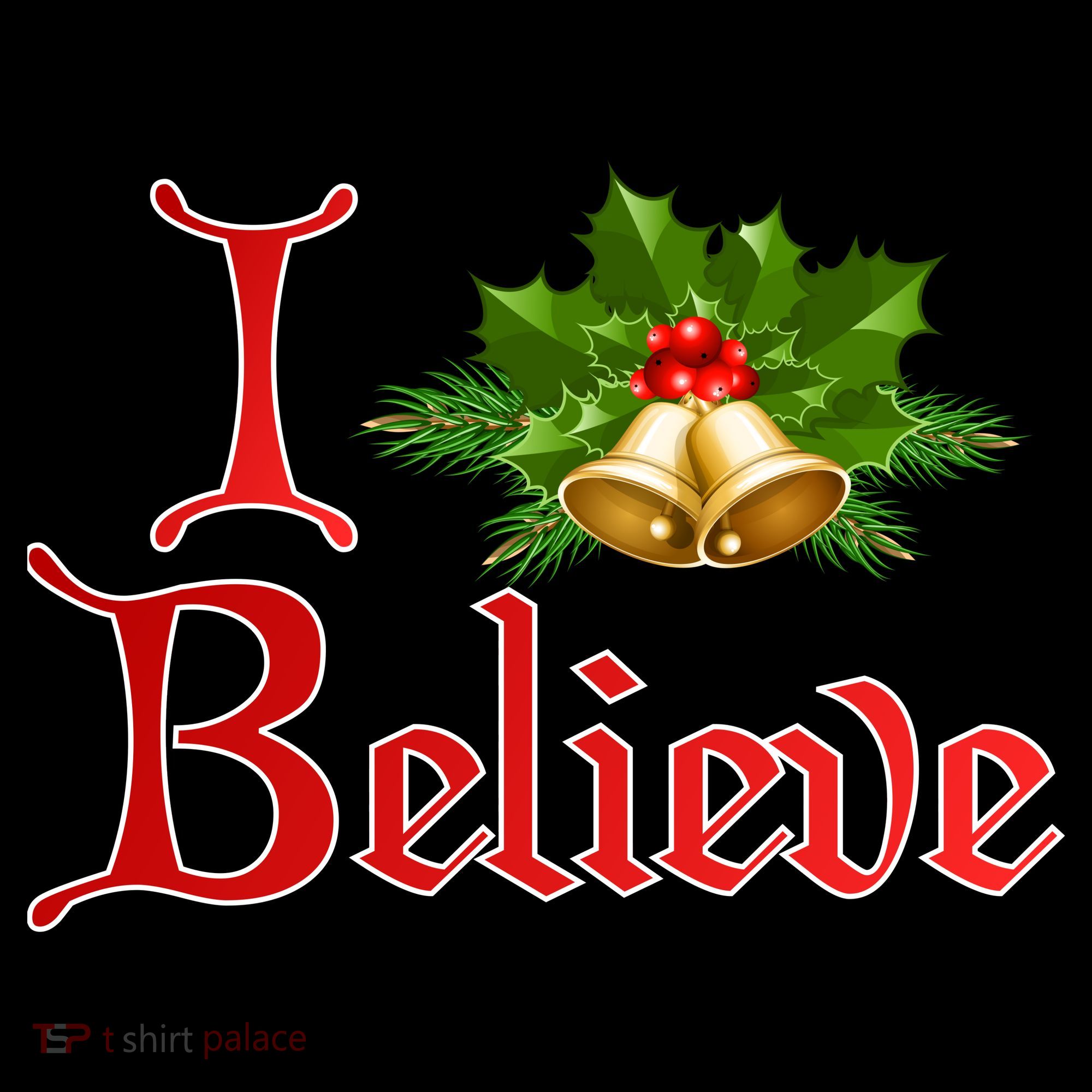 I Believe Christmas Bells Bucket Hat