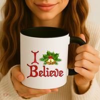 I Believe Christmas Bells Coffee Mug thumb 3