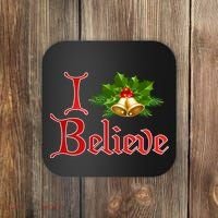 I Believe Christmas Bells Coaster thumb 0