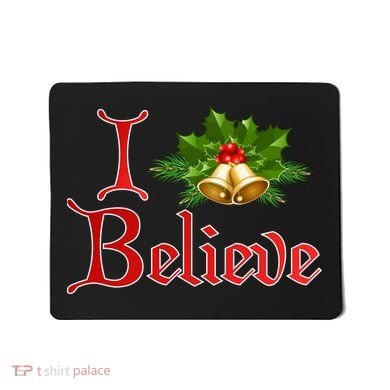 I Believe Christmas Bells Mousepad