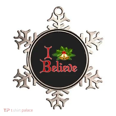 I Believe Christmas Bells Ornament