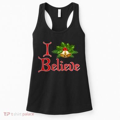 I Believe Christmas Bells Women's Tank Top