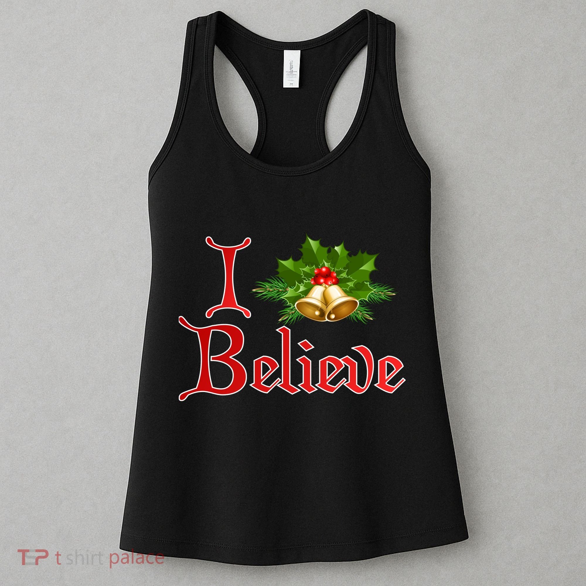 I Believe Christmas Bells Women's Tank Top