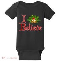 I Believe Christmas Bells Baby Bodysuit thumb 0