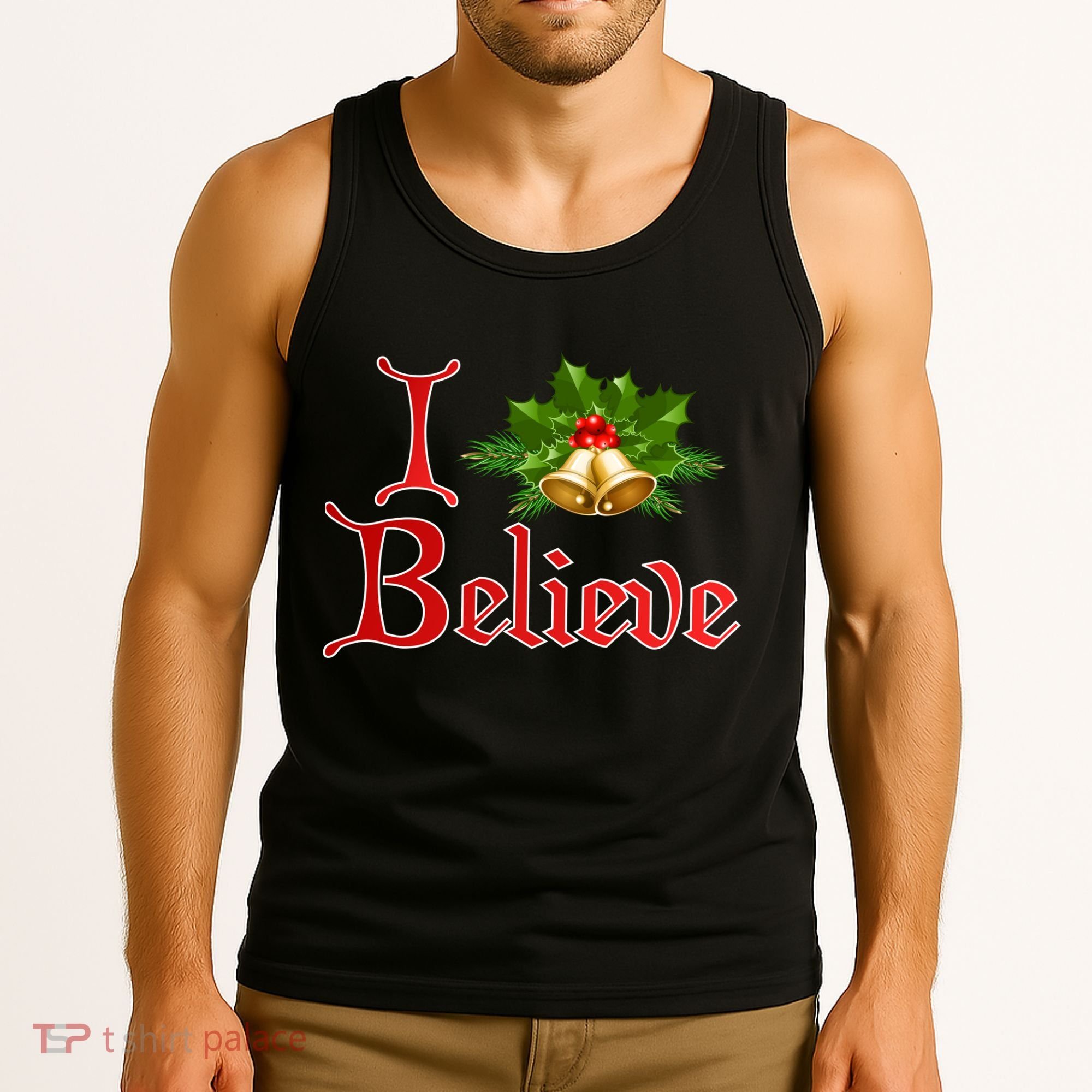 I Believe Christmas Bells Tank Top