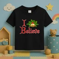 I Believe Christmas Bells Toddler T-Shirt thumb 3