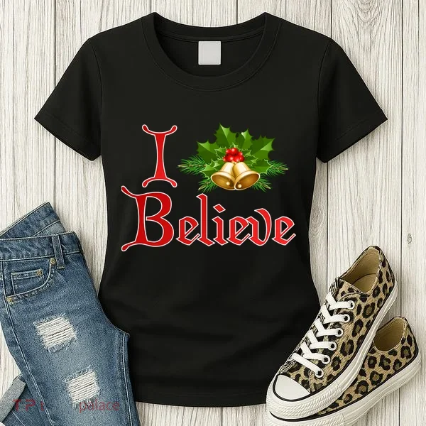 I Believe Christmas Bells Women's T-Shirt