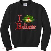 I Believe Christmas Bells Kids Sweatshirt thumb 0