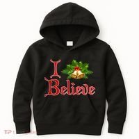 I Believe Christmas Bells Kids Hoodie thumb 0