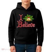 I Believe Christmas Bells Kids Hoodie thumb 4