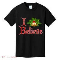 I Believe Christmas Bells Kids T-Shirt thumb 0
