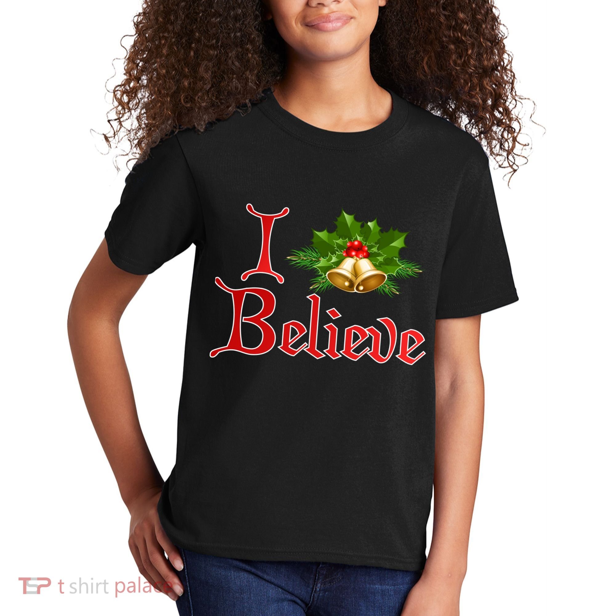 I Believe Christmas Bells Kids T-Shirt