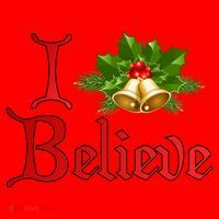 I Believe Christmas Bells Santa Hat thumb 1