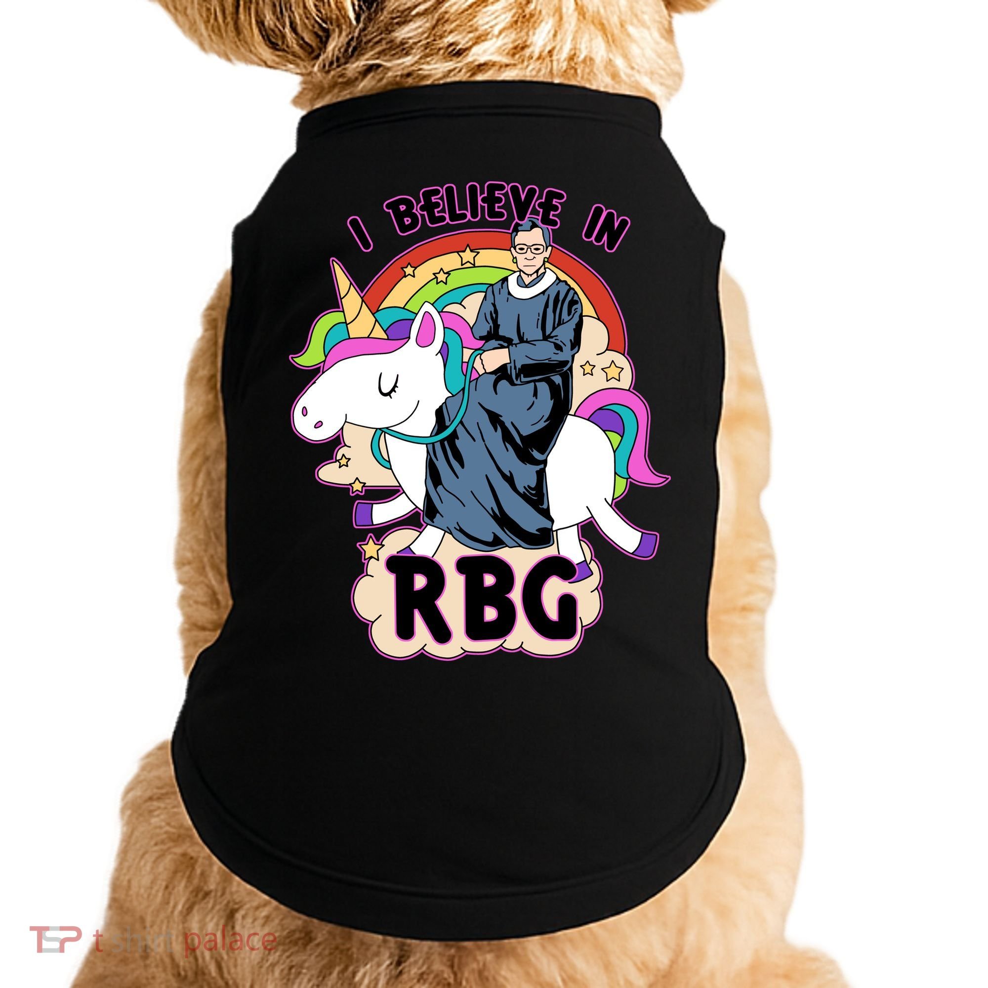 I Believe In RBG Ruth Bader Ginsburg  Doggie Tank