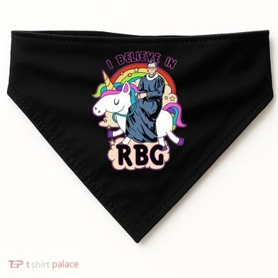 I Believe In RBG Ruth Bader Ginsburg  USA-Made Doggie Bandana