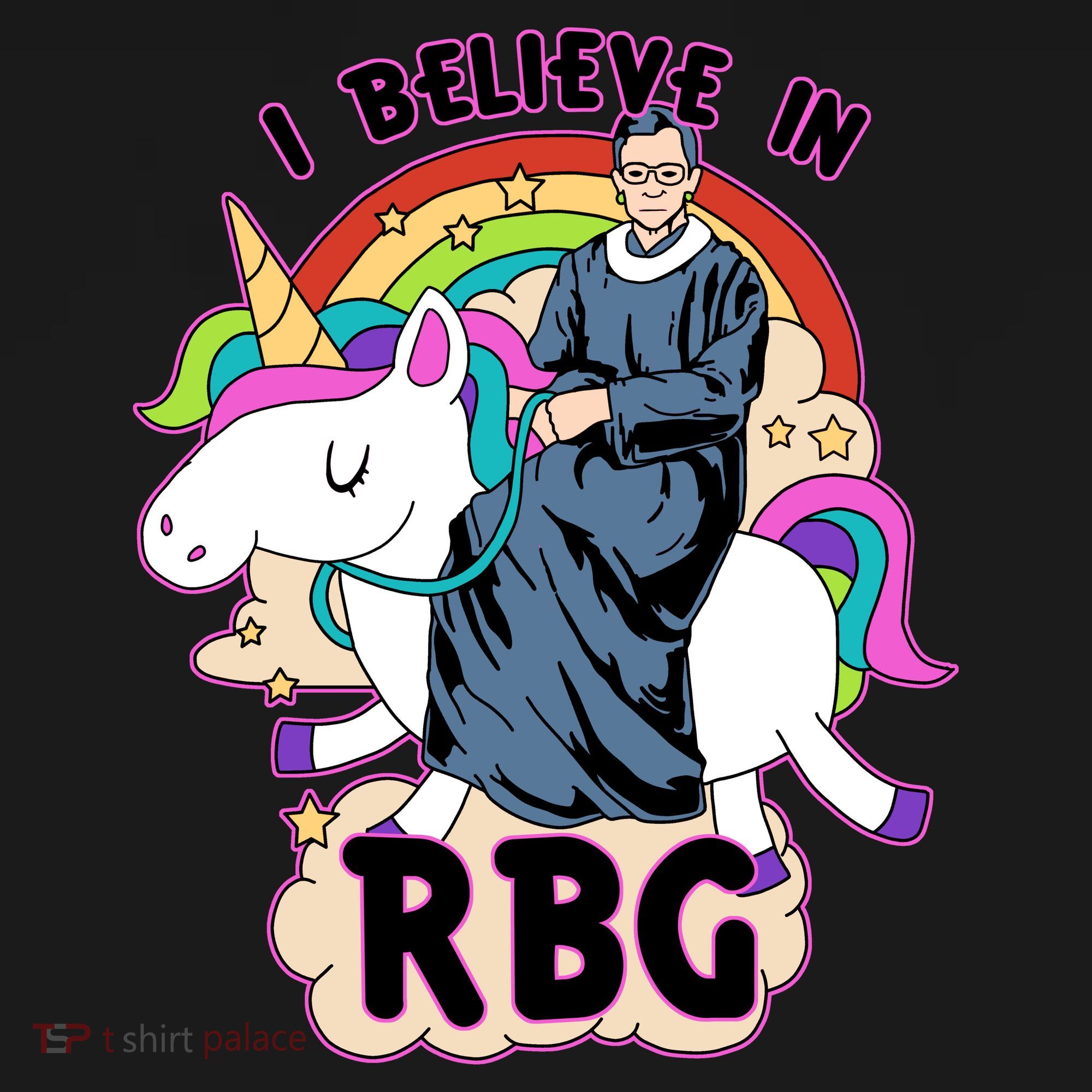 I Believe In RBG Ruth Bader Ginsburg  USA-Made Doggie Bandana