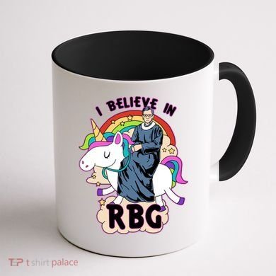 I Believe In RBG Ruth Bader Ginsburg  Coffee Mug back