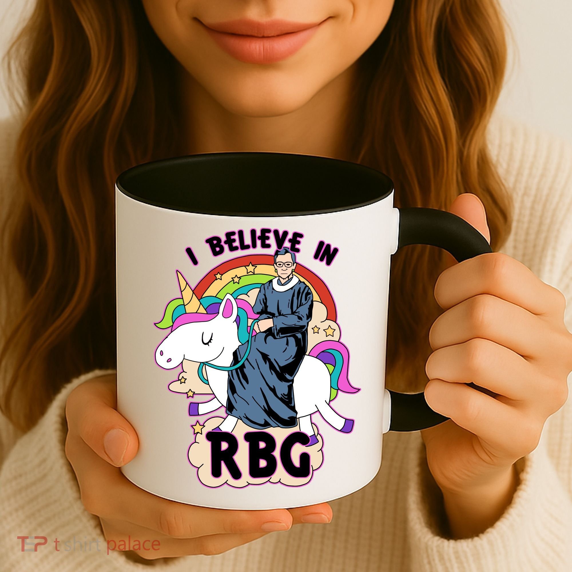 I Believe In RBG Ruth Bader Ginsburg  Coffee Mug