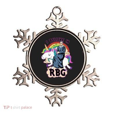 I Believe In RBG Ruth Bader Ginsburg  Ornament