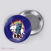 I Believe In RBG Ruth Bader Ginsburg  Button thumb 0