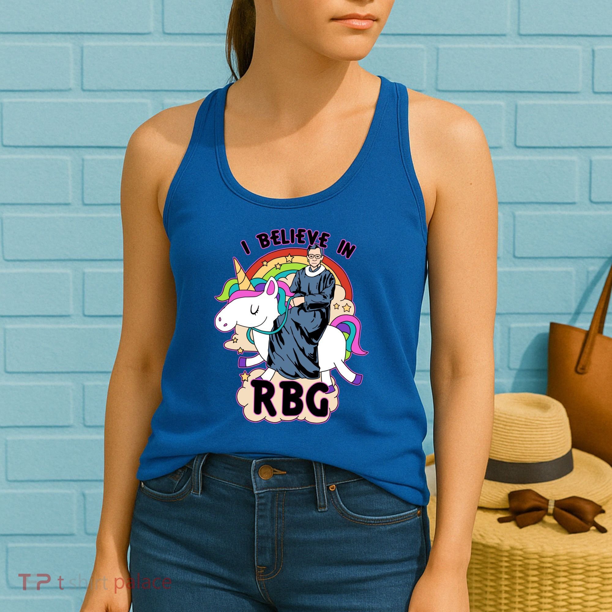 I Believe In RBG Ruth Bader Ginsburg  Women's Tank Top