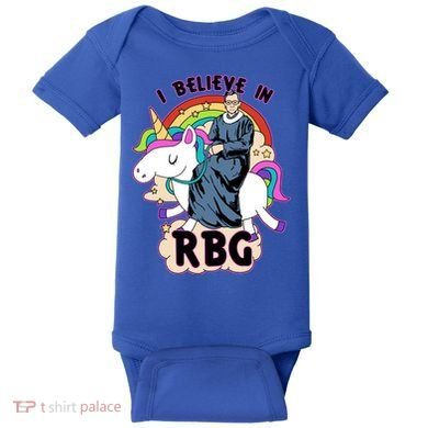 I Believe In RBG Ruth Bader Ginsburg  Baby Bodysuit
