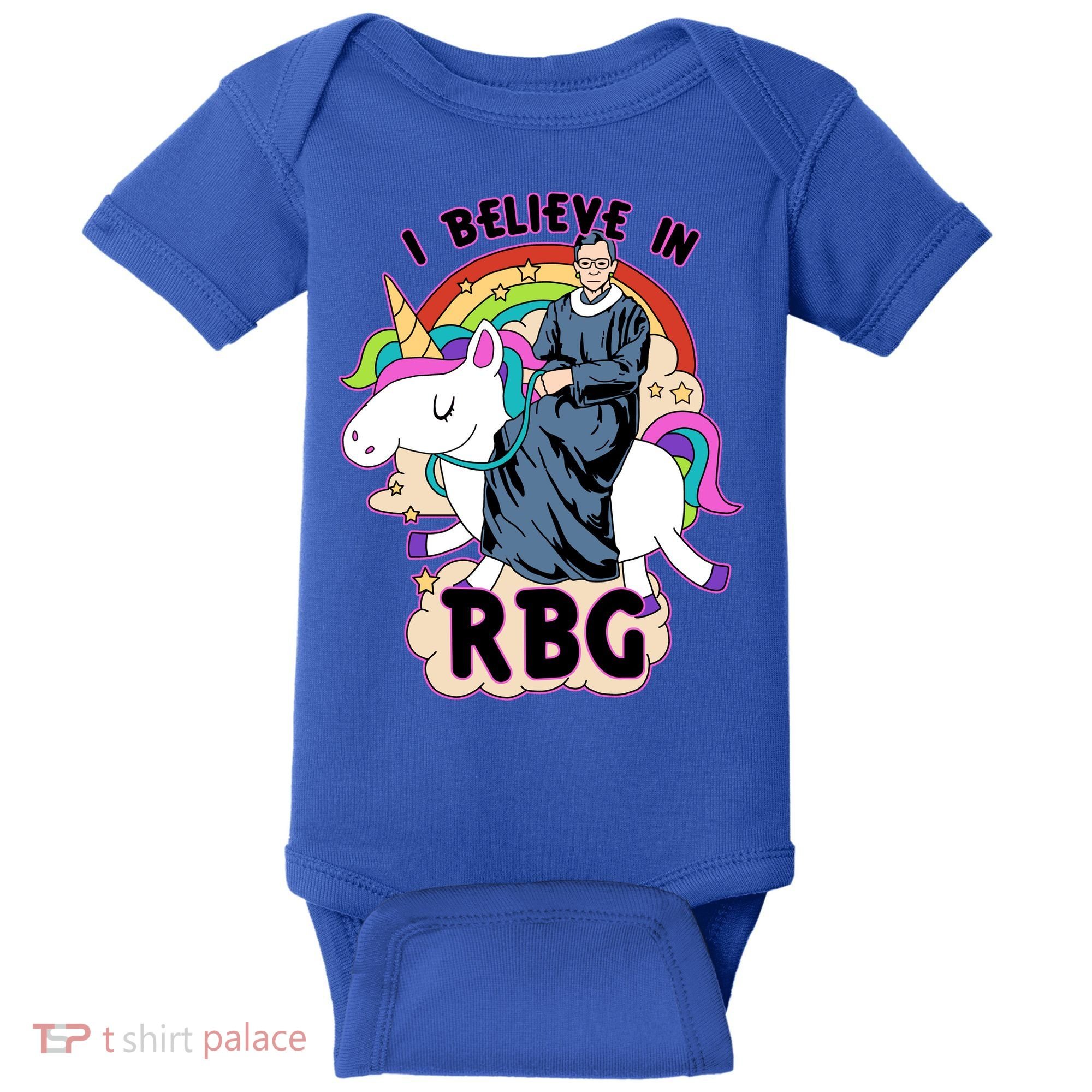 I Believe In RBG Ruth Bader Ginsburg  Baby Bodysuit