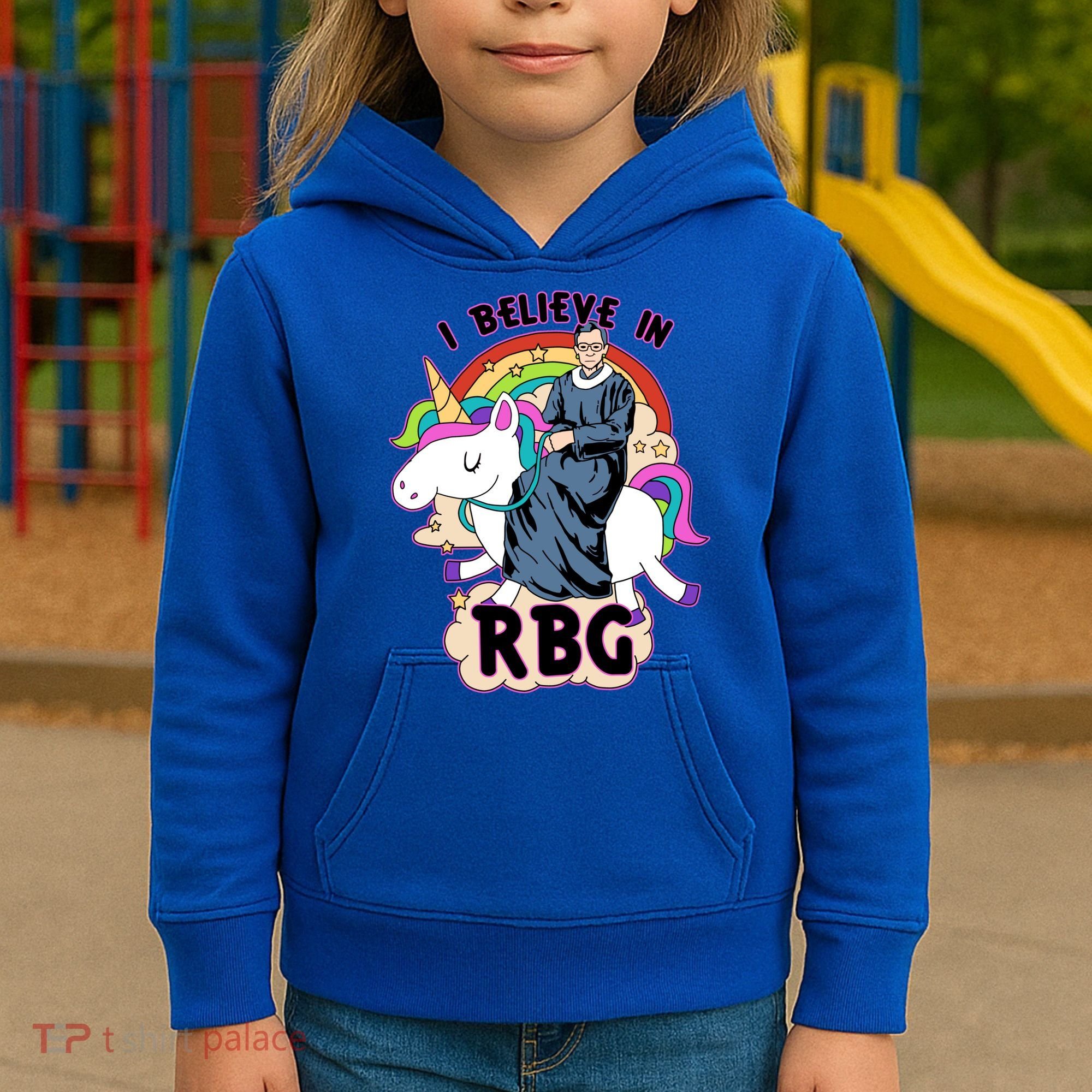 I Believe In RBG Ruth Bader Ginsburg  Kids Hoodie