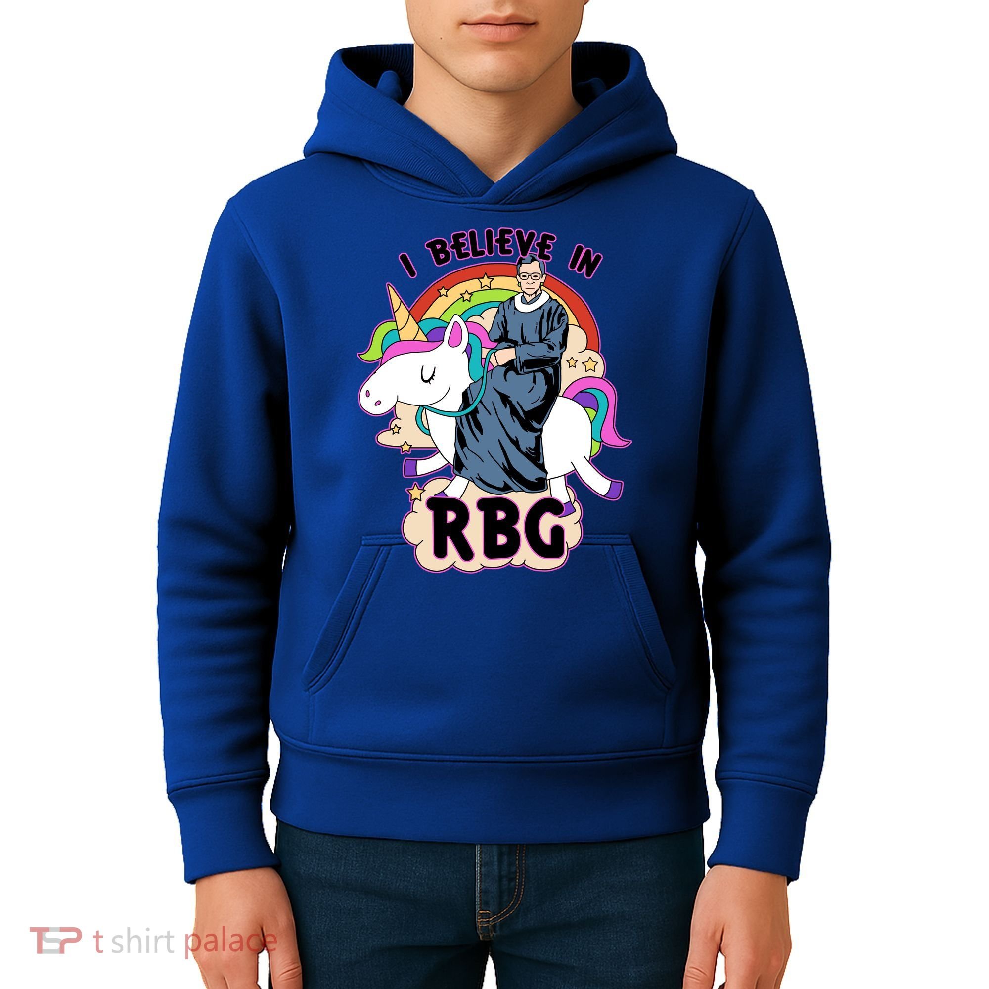 I Believe In RBG Ruth Bader Ginsburg  Kids Hoodie