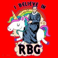 I Believe In RBG Ruth Bader Ginsburg  Santa Hat thumb 1